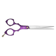 Foarfeca dreapta EHASO 18 cm, maner din aluminiu violet 10122