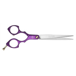 Foarfeca dreapta EHASO 18 cm, maner din aluminiu violet 10122 Foarfeca dreapta EHASO 18 cm, maner din aluminiu violet 10122