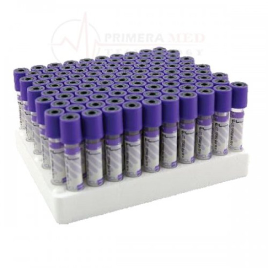 Eprubete hematologie cu K3EDTA (MOV), 100 buc / cutie