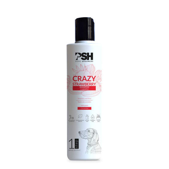SAMPON CRAZY STRAWBERRY-SAMPON  PUTERNIC HIDRATANT ,PSH, 300 ml