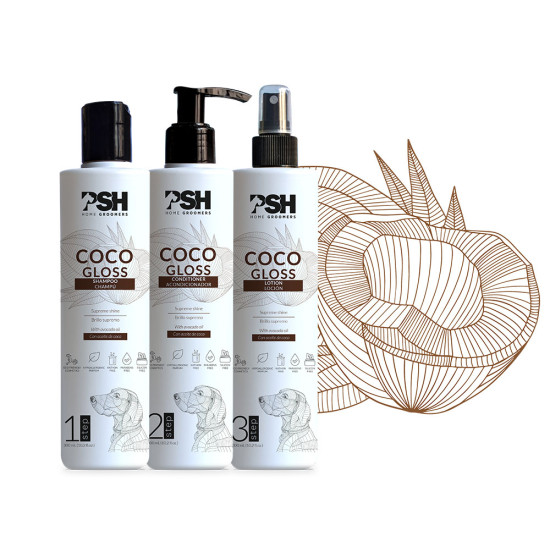 PACHET 3 PASI, PSH, COCO GLOSS-STRALUCIRE SUPREMA-CU ULEI DE COCOS PACHET 3 PASI, PSH, COCO GLOSS-STRALUCIRE SUPREMA-CU ULEI DE COCOS