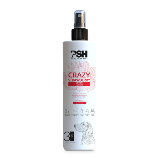 LOTIUNE CRAZY STRAWBERRY- PUTERNIC HIDRATANT ,PSH, 300 ml