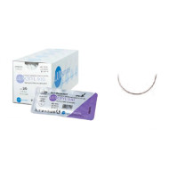 Fire de sutura PGLA 910 4/0, 75 cm (1/2 22mm ac rotund), PL40HR22