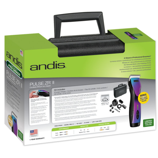 Masina de tuns profesionala, fara fir, ANDIS Pulse ZR II Ltd..Ed. (cutit #10), 24117