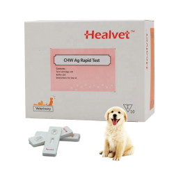 Kit 10 teste pentru detectarea antigenilor specifici de Dirofilaria immitis HEALVET