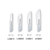 Lame bisturiu sterile, otel carbon, LUXSUTURES, 100 buc/cutie