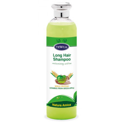 Sampon pentru par lung cu mere verzi 250 ml, Tewua