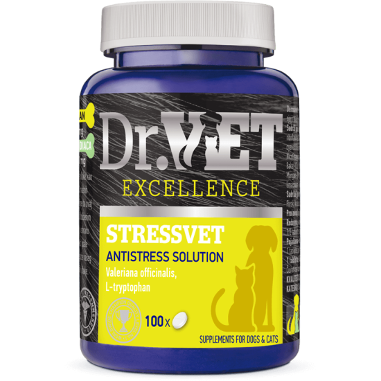 DR VET supliment nutritiv STRESS VET 70 GR