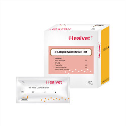 Test rapid Q CPL pentru analizor imunofluorescență veterinară Healvet