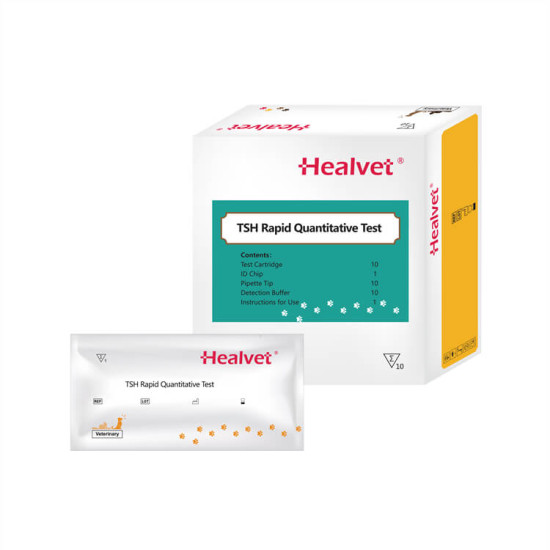 Test rapid Q TSH pentru analizor imunofluorescență veterinară Healvet